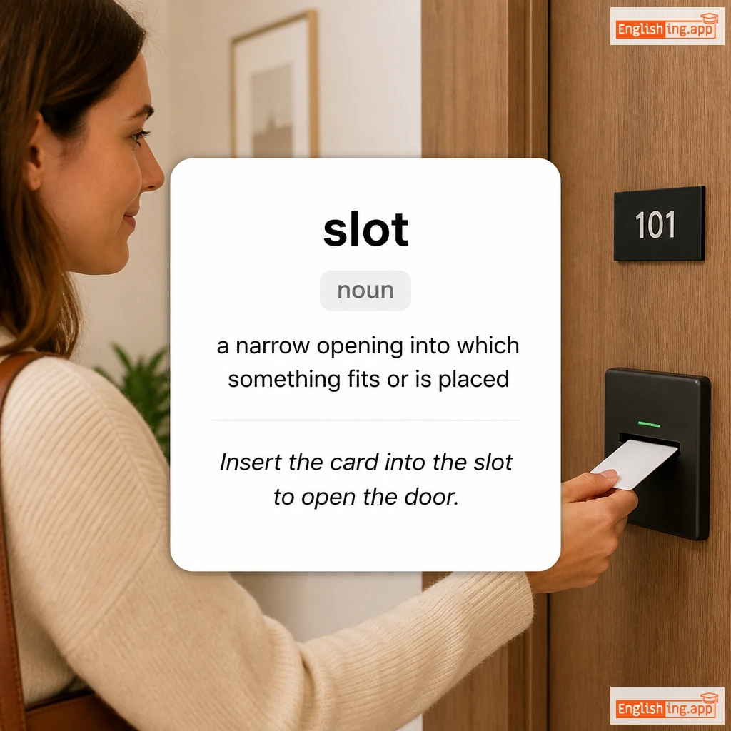 slot definition card — visual illustration of the meaning