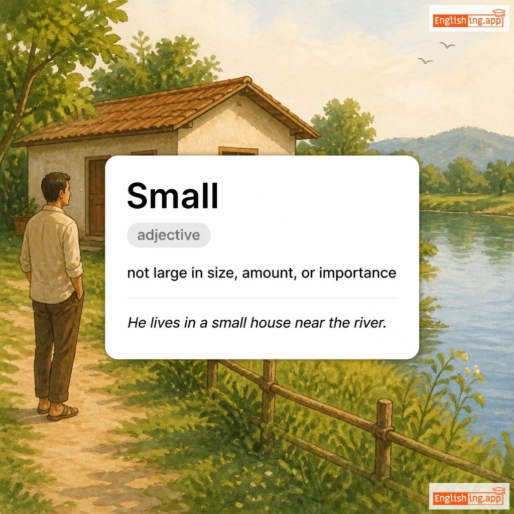 Small definition card — visual illustration of the meaning