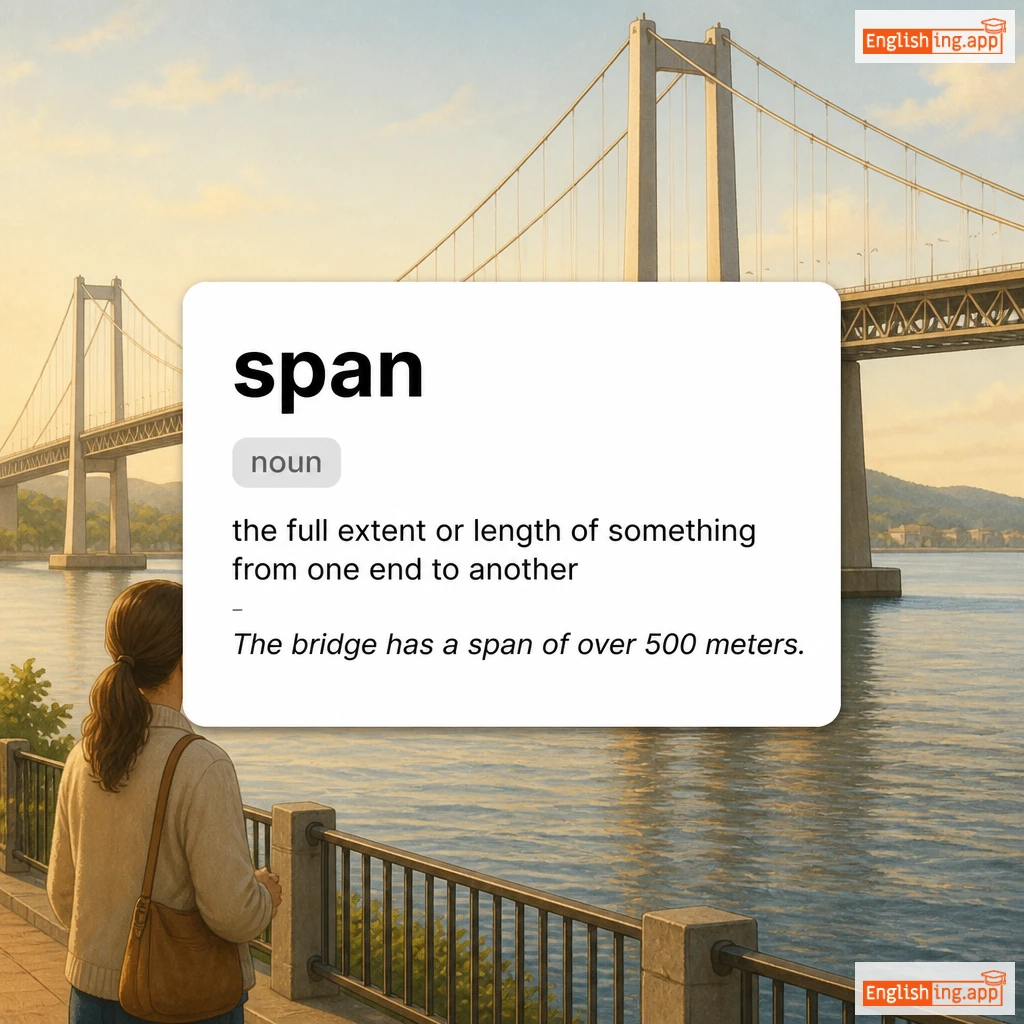 span definition card — visual illustration of the meaning
