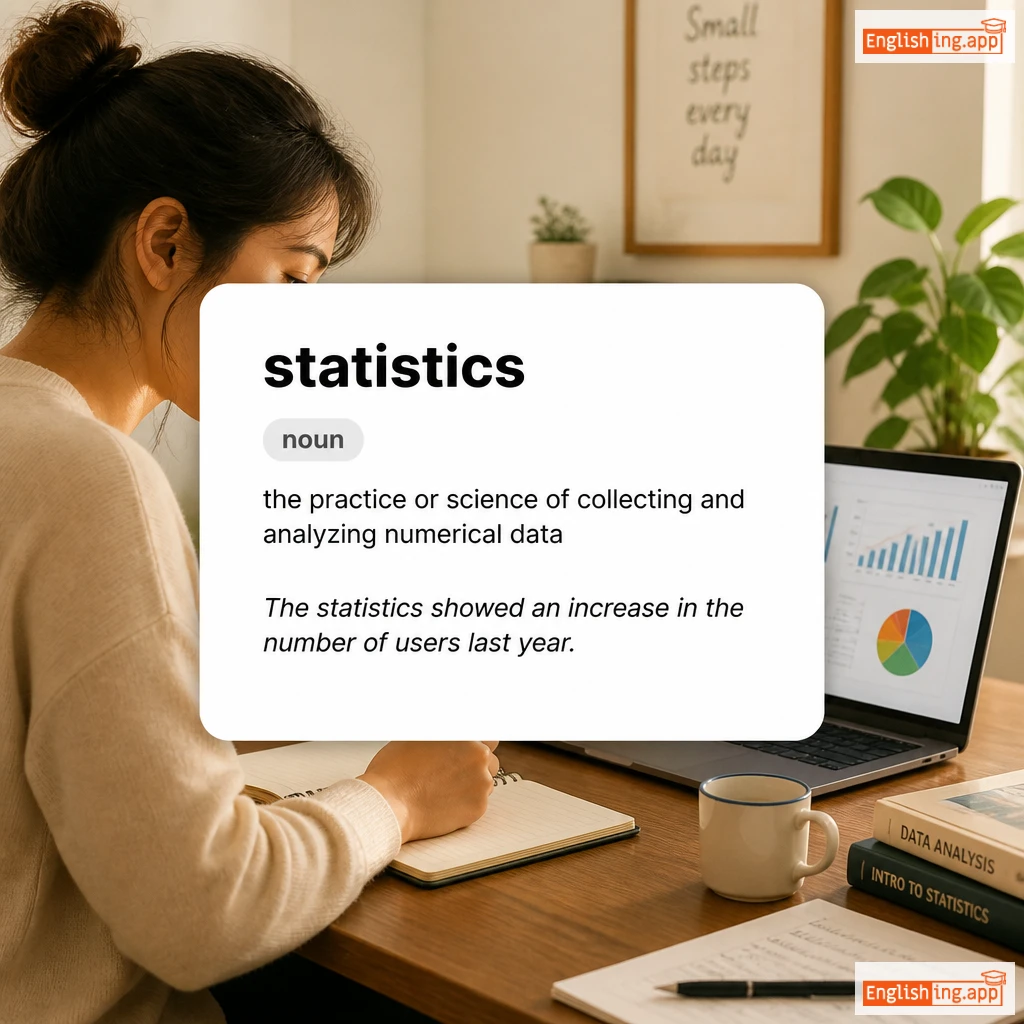 statistics definition card — visual illustration of the meaning