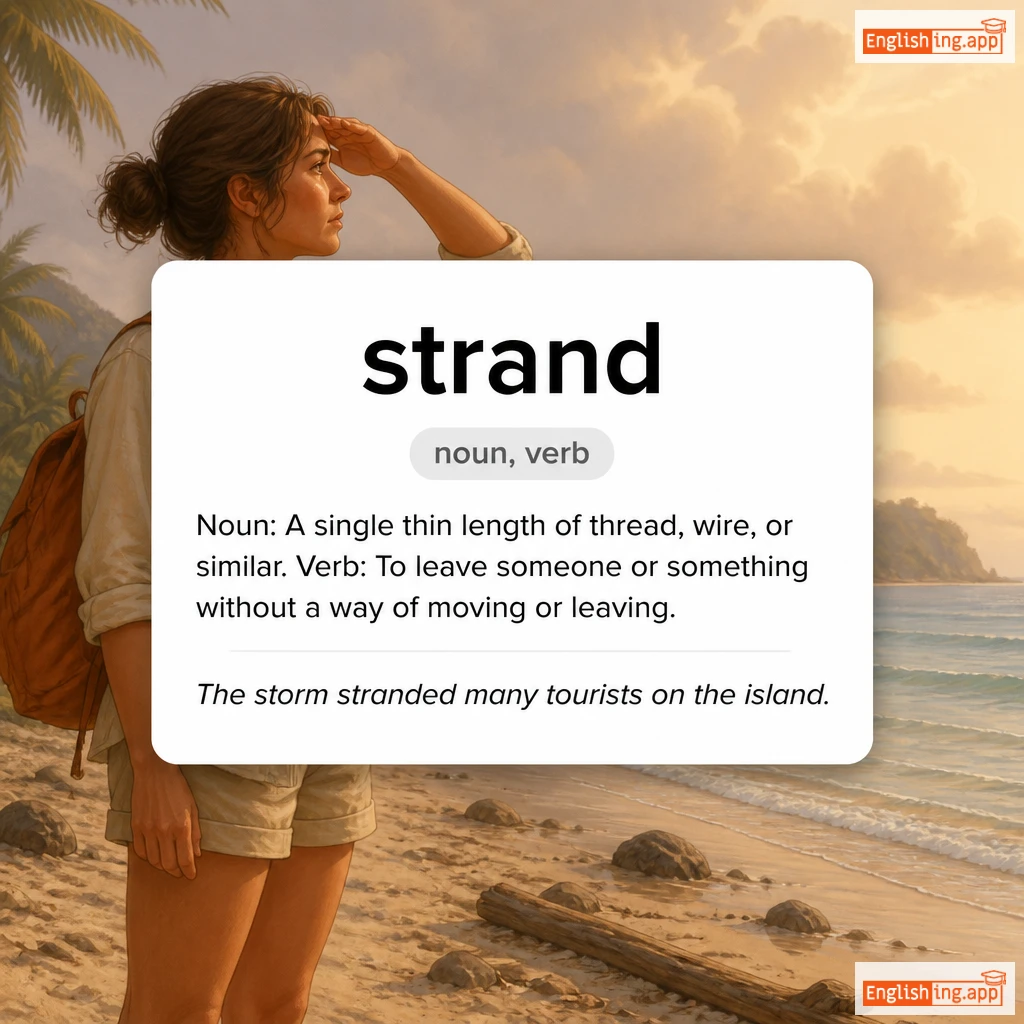 strand definition card — visual illustration of the meaning