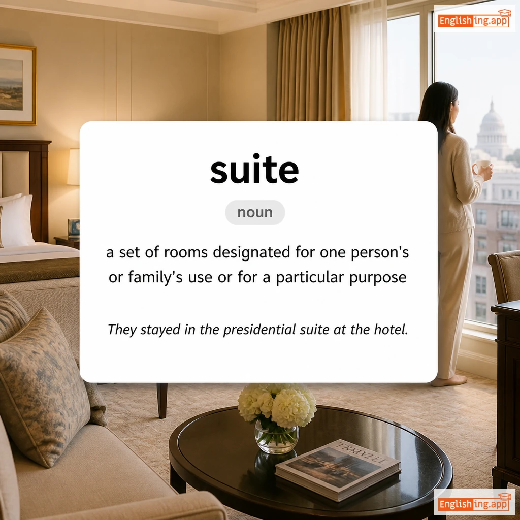 suite definition card — visual illustration of the meaning