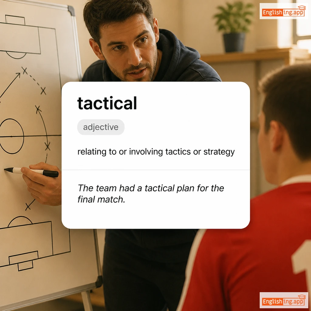 tactical definition card — visual illustration of the meaning