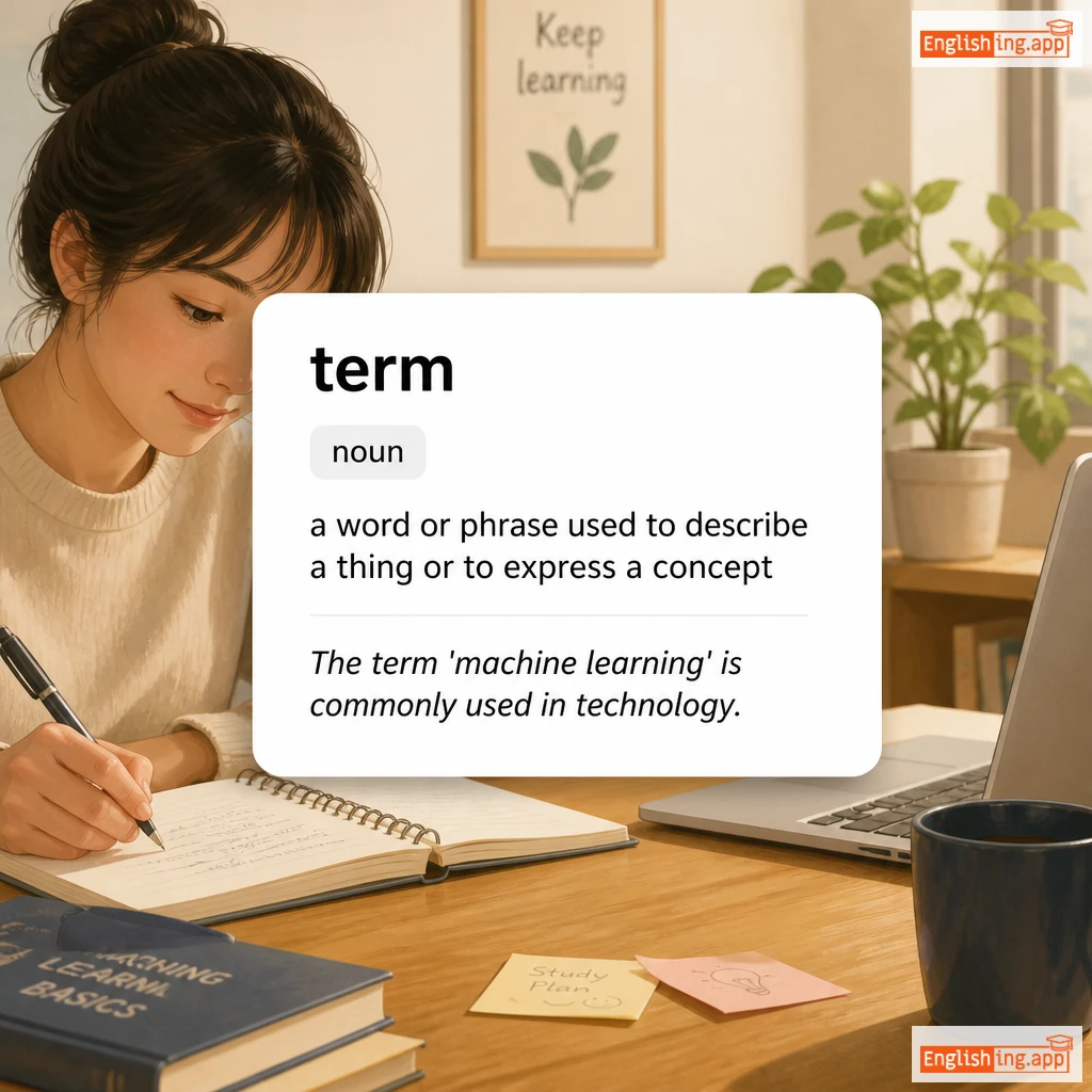 term definition card — visual illustration of the meaning