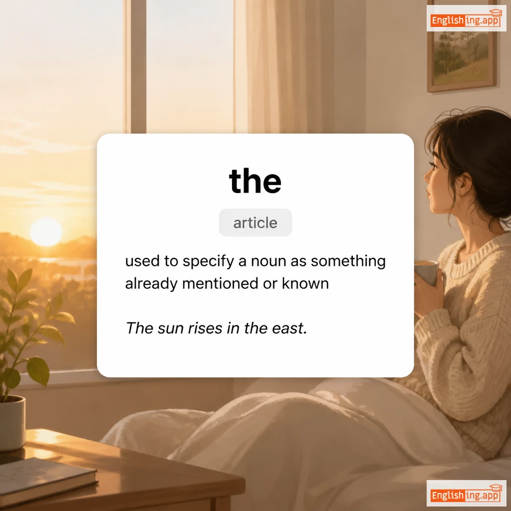 the definition card — visual illustration of the meaning
