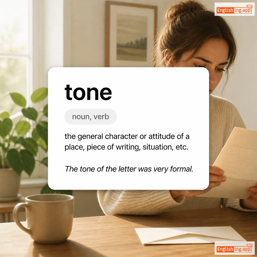 tone definition card — visual illustration of the meaning