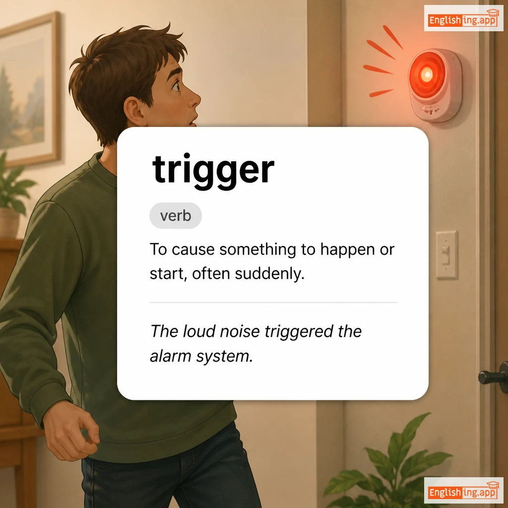 trigger definition card — visual illustration of the meaning