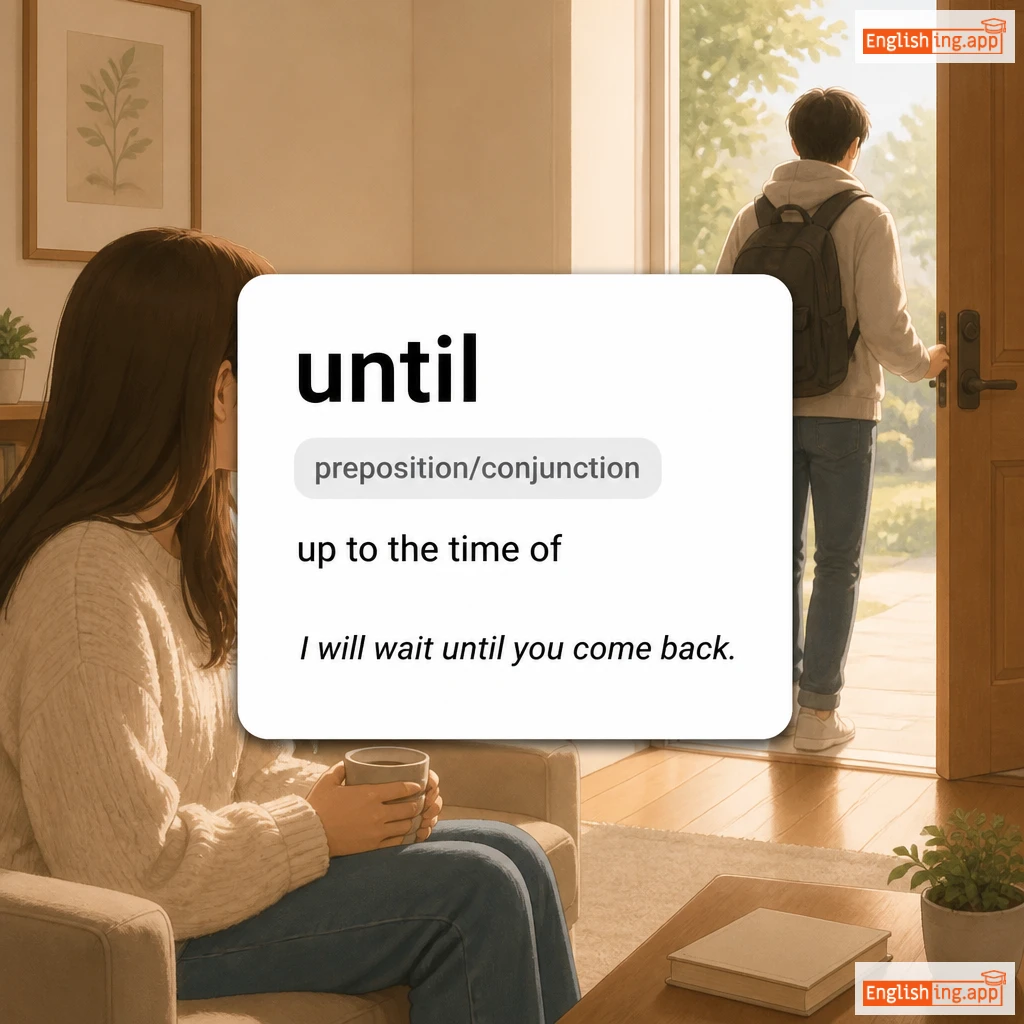until definition card — visual illustration of the meaning