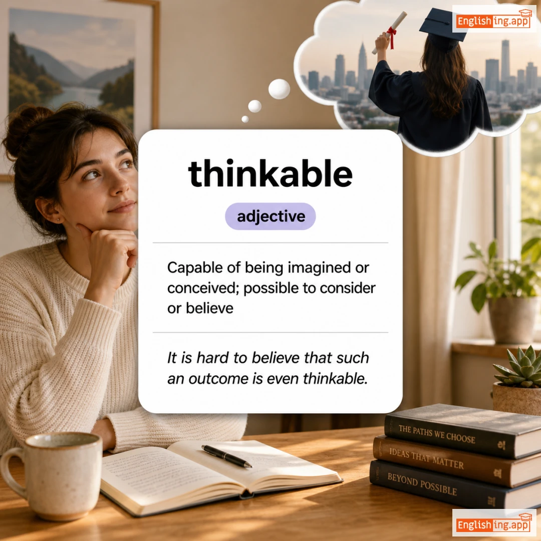 thinkable definition card — visual illustration of the meaning
