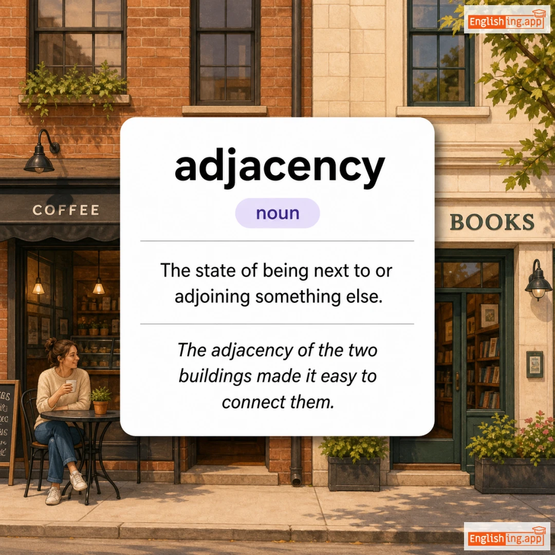 adjacency definition card — visual illustration of the meaning
