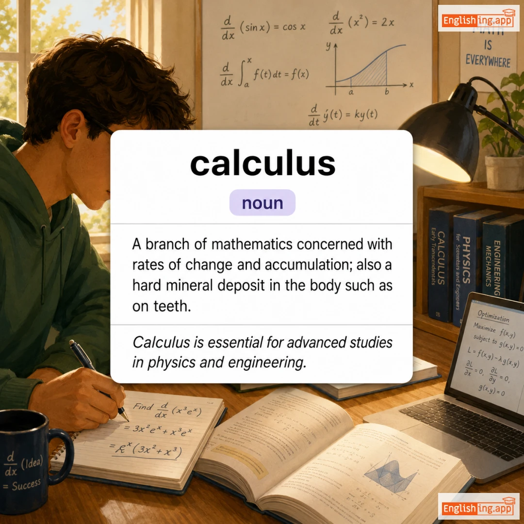 calculus definition card — visual illustration of the meaning