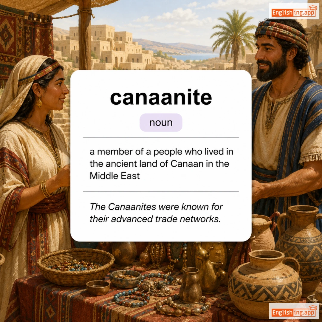 canaanite definition card — visual illustration of the meaning