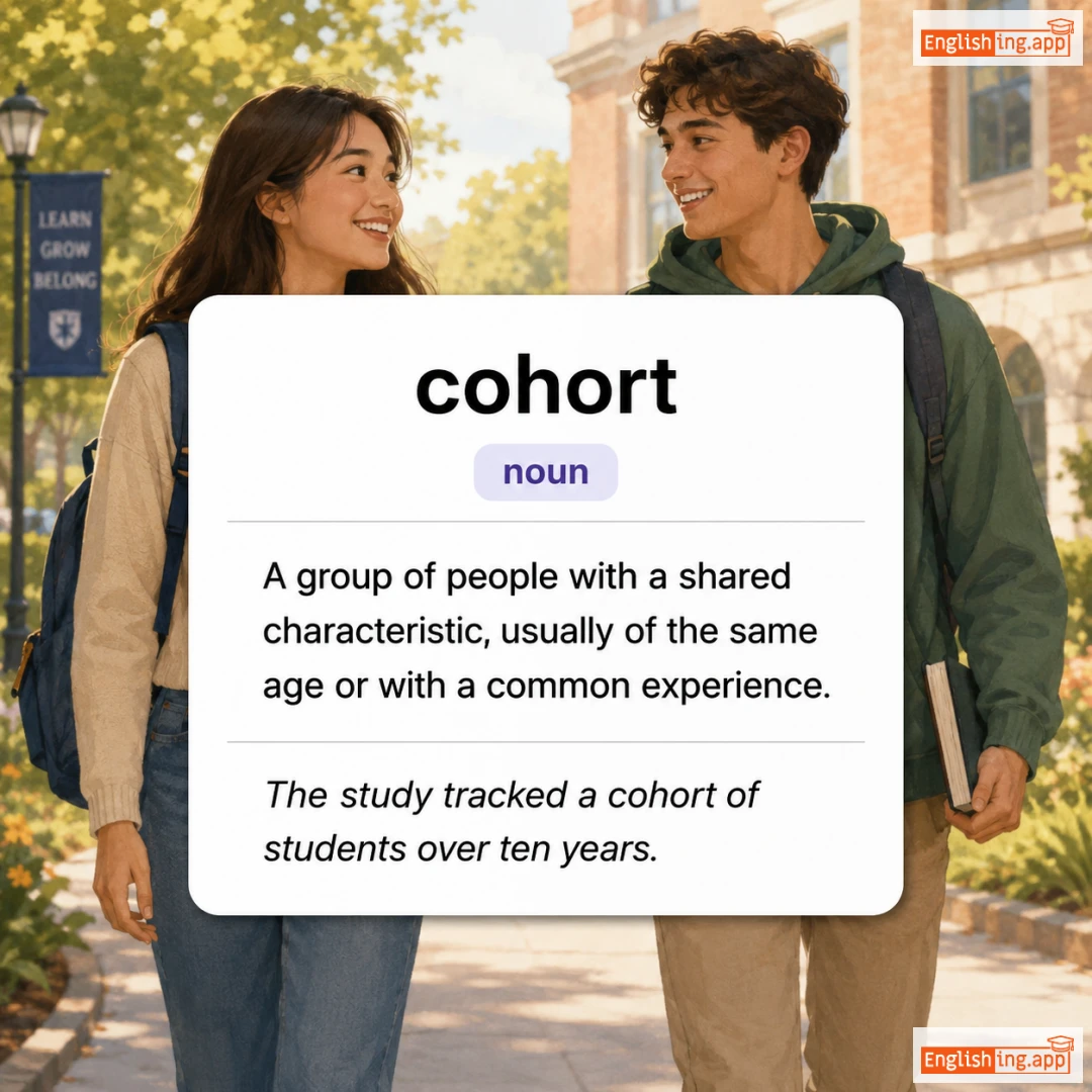 cohort definition card — visual illustration of the meaning