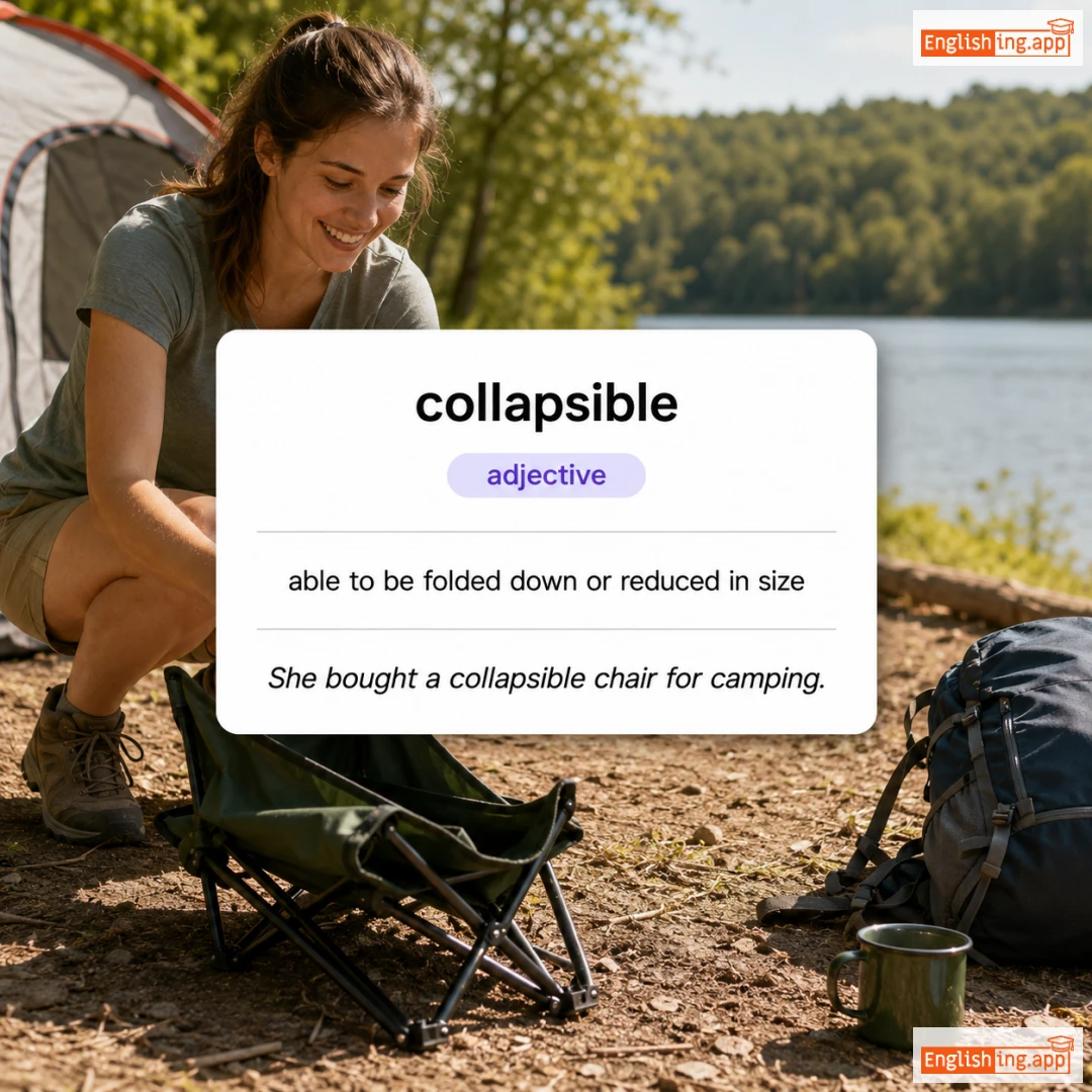 collapsible definition card — visual illustration of the meaning