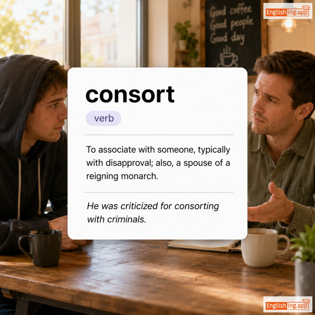 consort definition card — visual illustration of the meaning