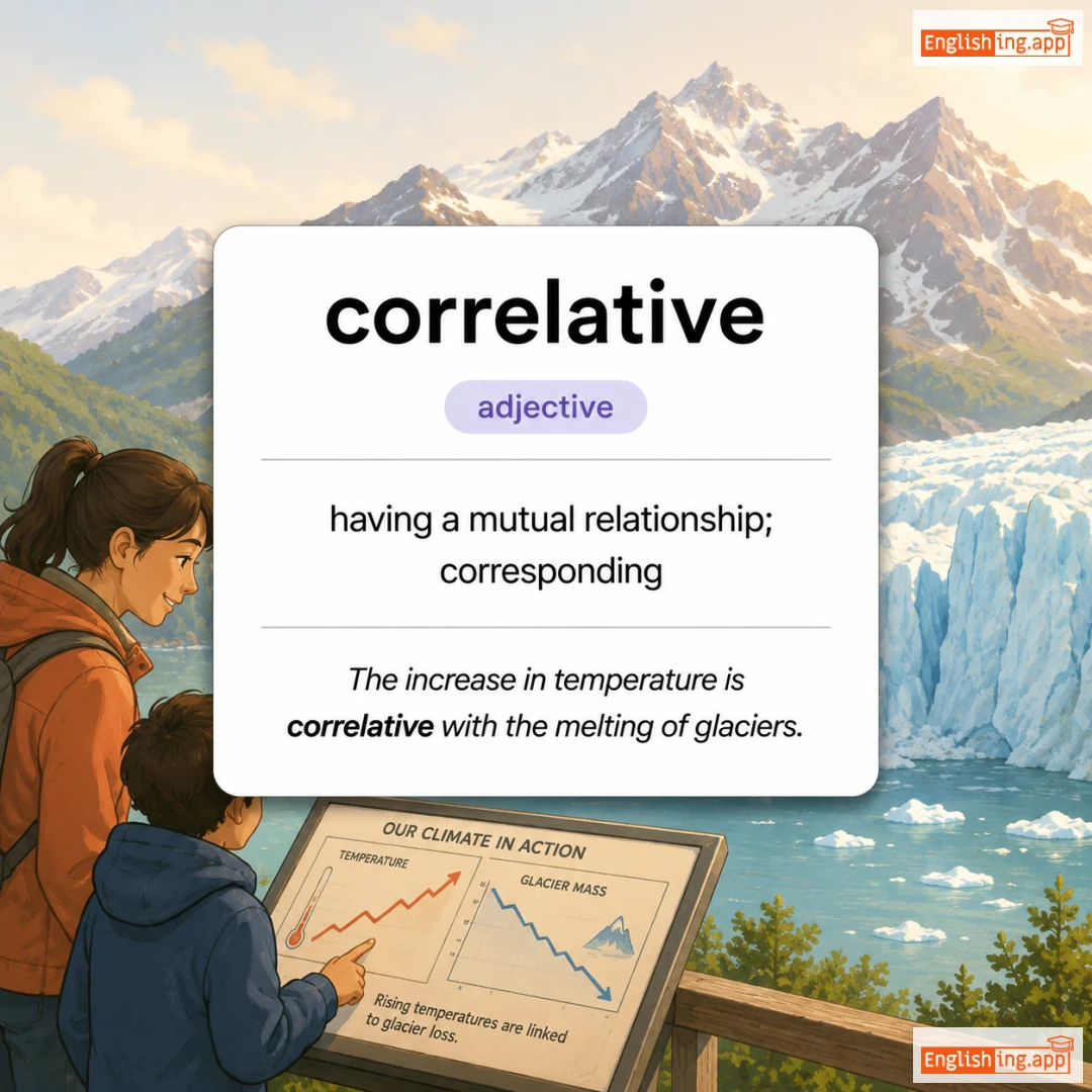 correlative definition card — visual illustration of the meaning