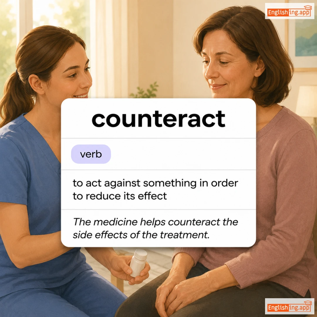 counteract definition card — visual illustration of the meaning