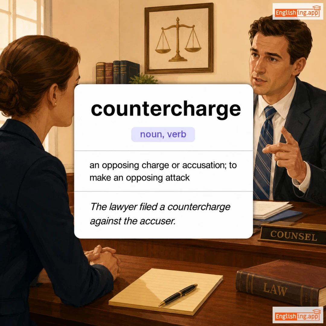 countercharge definition card — visual illustration of the meaning