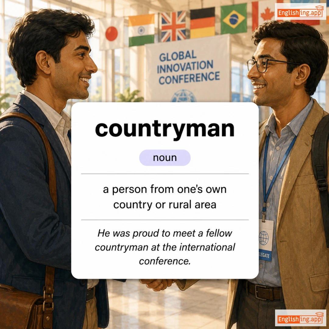 countryman definition card — visual illustration of the meaning