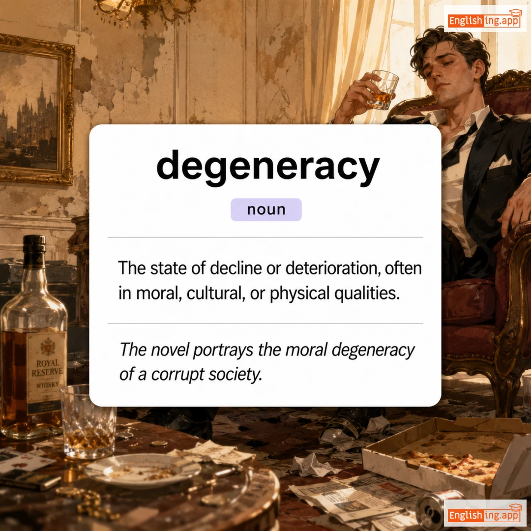 degeneracy definition card — visual illustration of the meaning