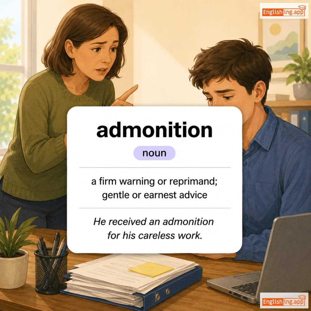 admonition definition card — visual illustration of the meaning