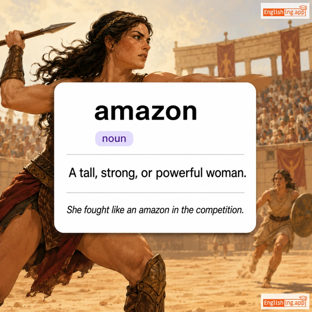 amazon definition card — visual illustration of the meaning