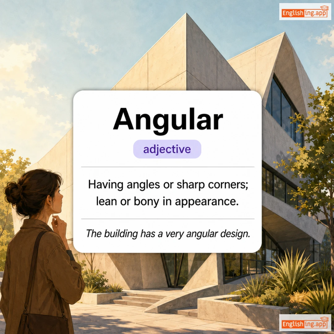 Angular definition card — visual illustration of the meaning