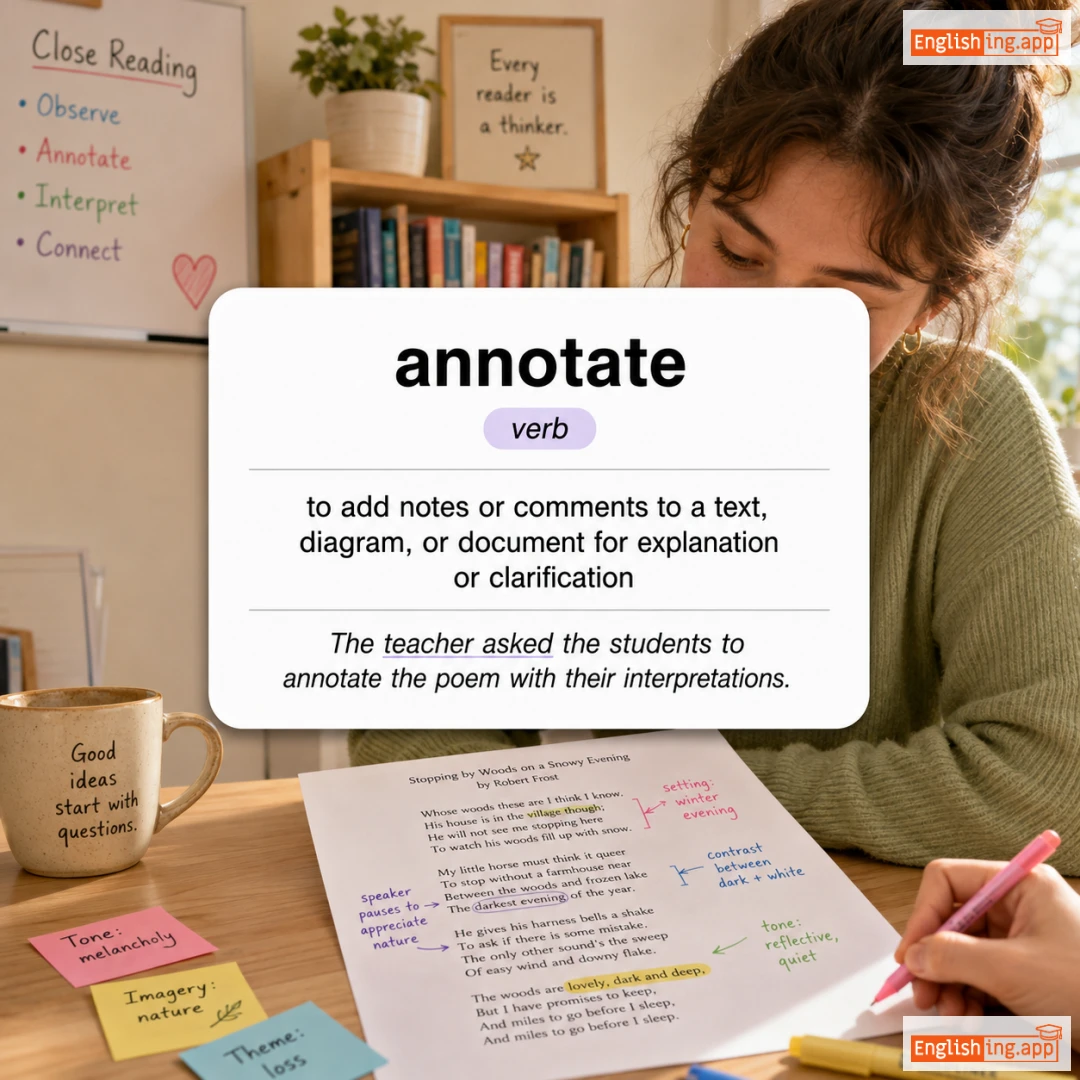 annotate definition card — visual illustration of the meaning