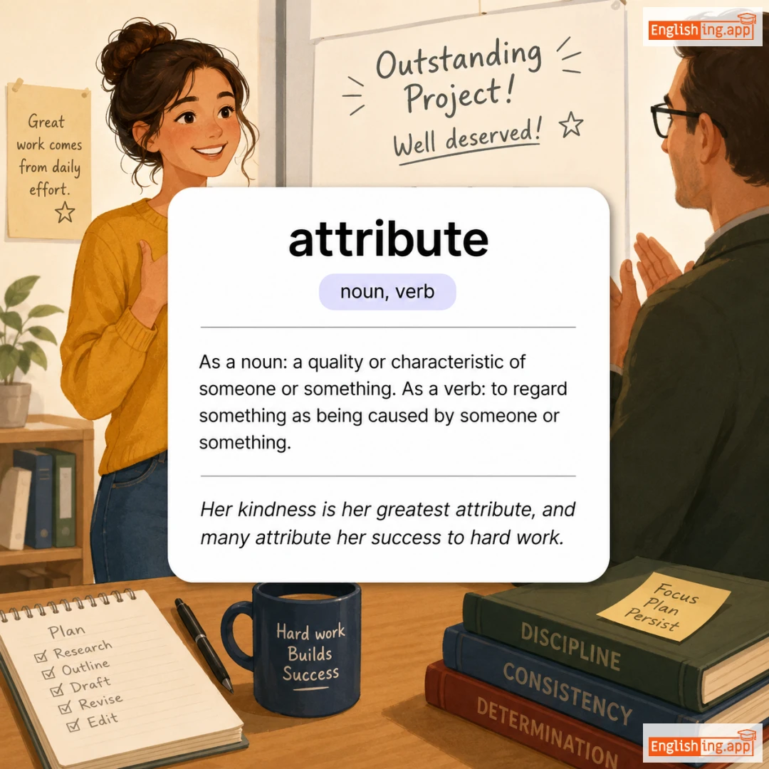 attribute definition card — visual illustration of the meaning