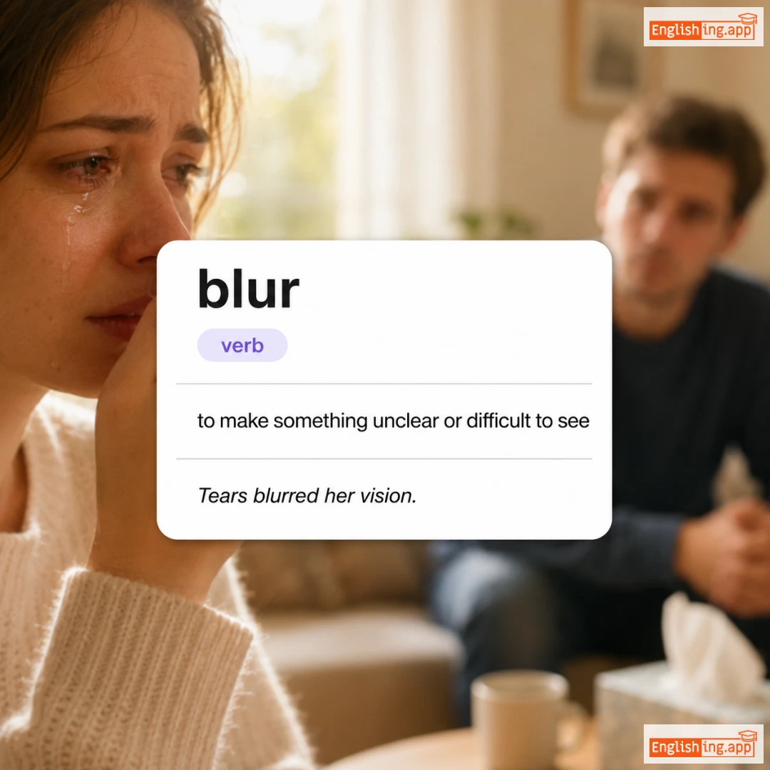 blur definition card — visual illustration of the meaning