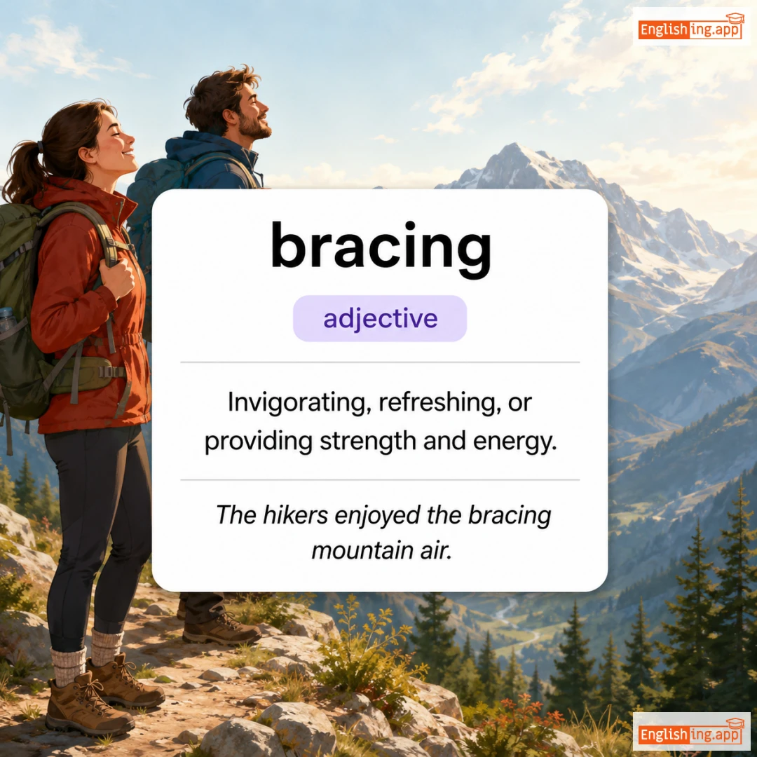 bracing definition card — visual illustration of the meaning