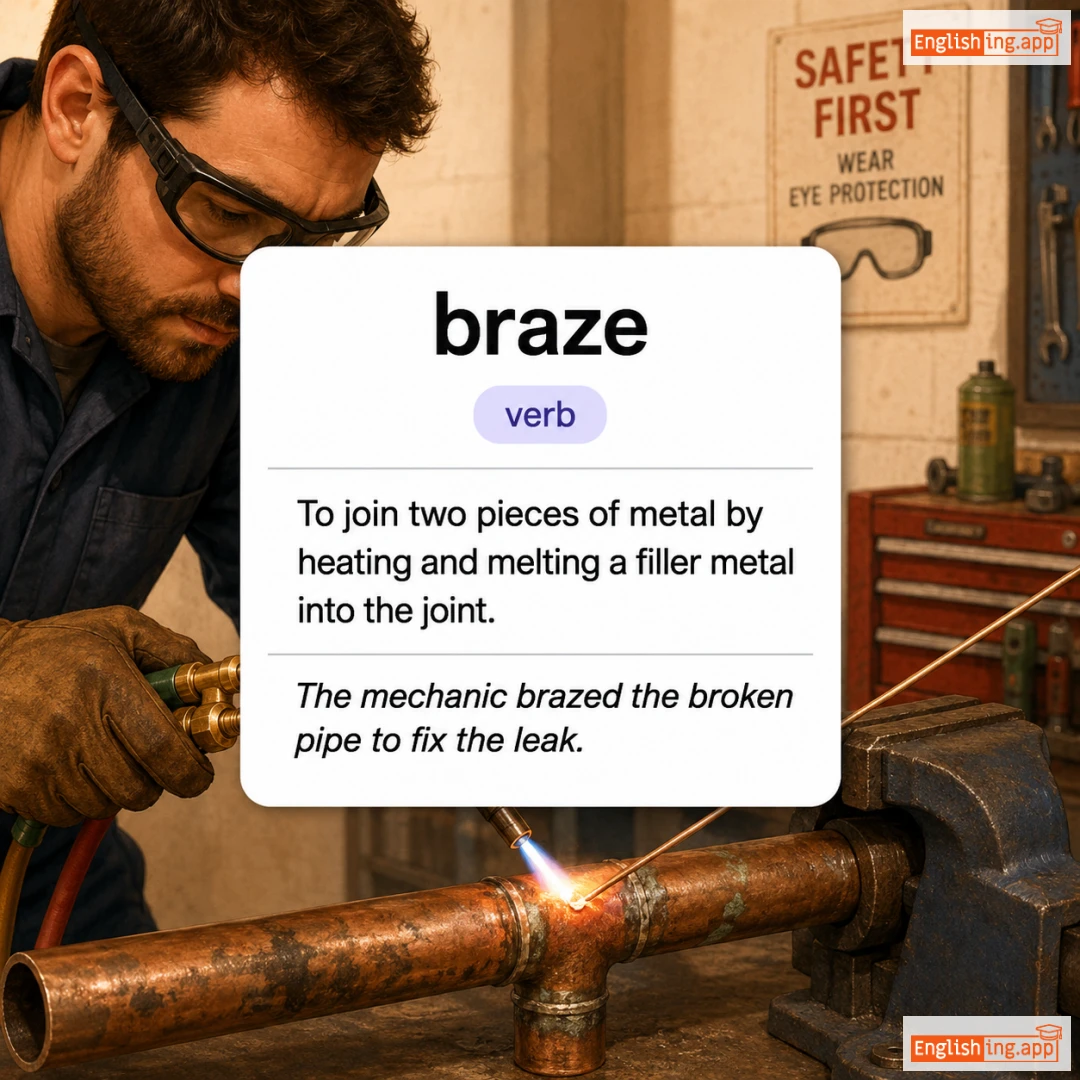 braze definition card — visual illustration of the meaning