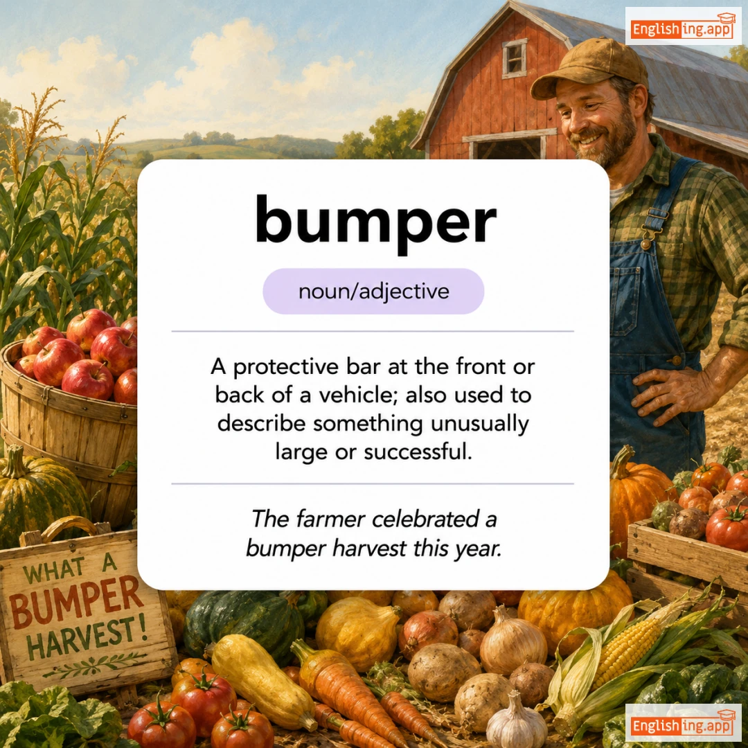 bumper definition card — visual illustration of the meaning