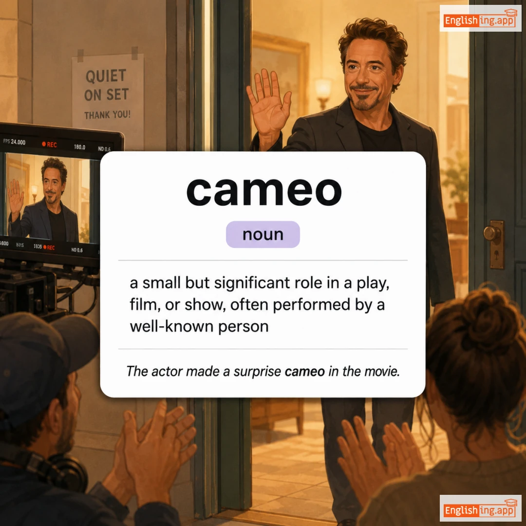 cameo definition card — visual illustration of the meaning