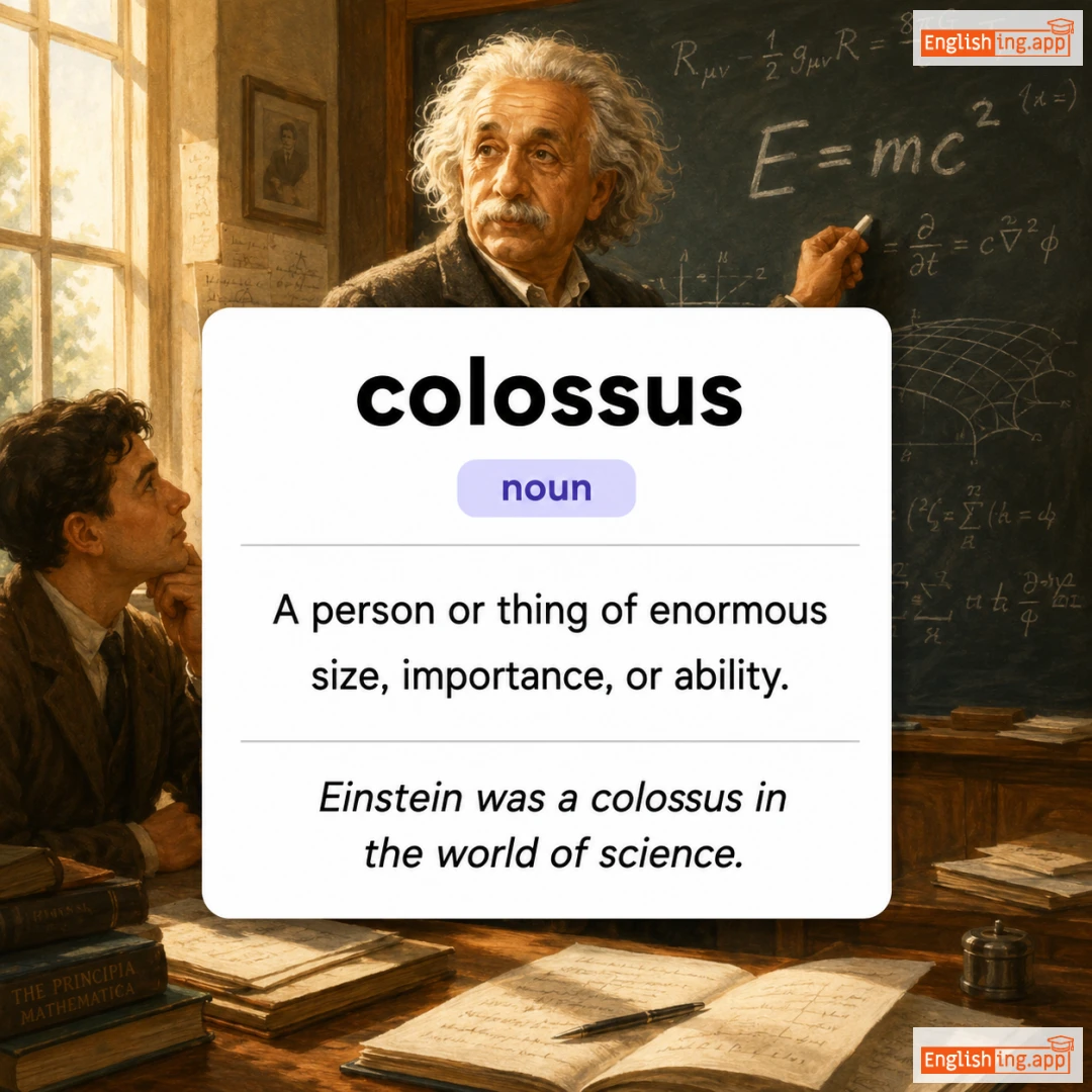colossus definition card — visual illustration of the meaning