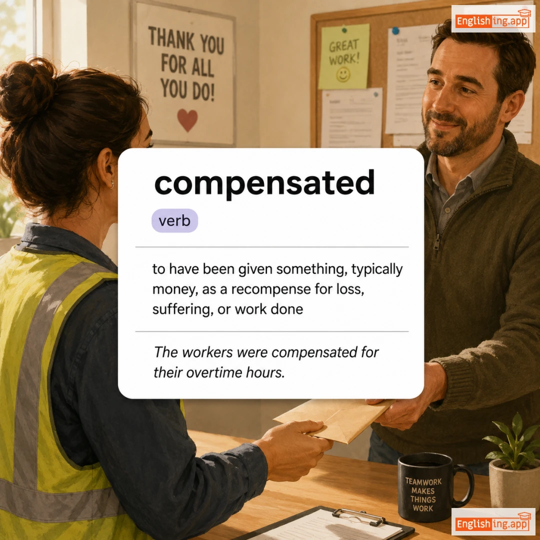 compensated definition card — visual illustration of the meaning