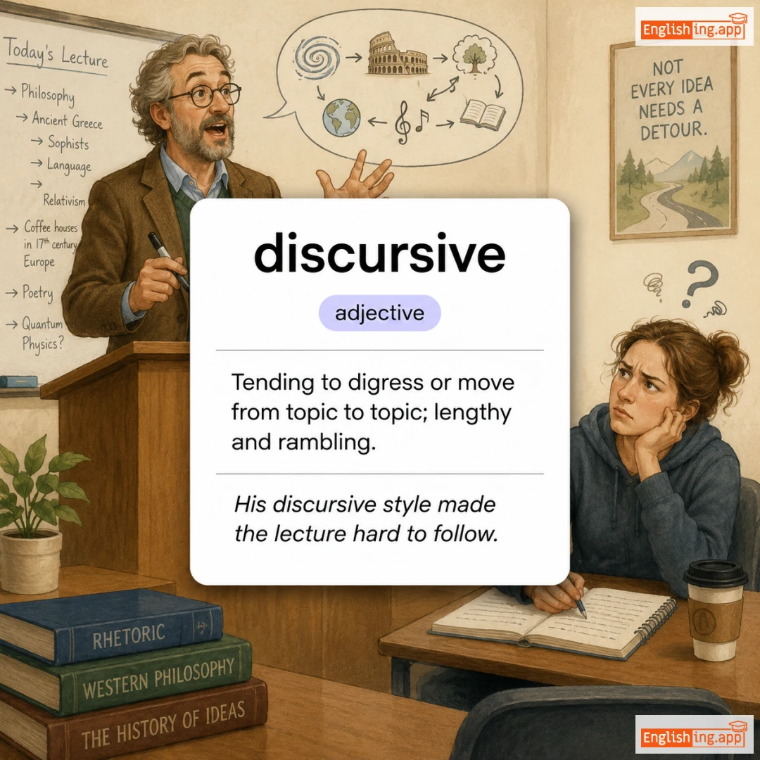detour definition card — visual illustration of the meaning