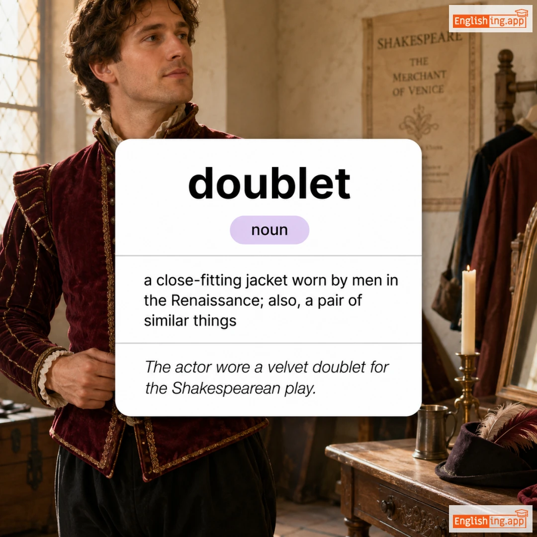 doublet definition card — visual illustration of the meaning