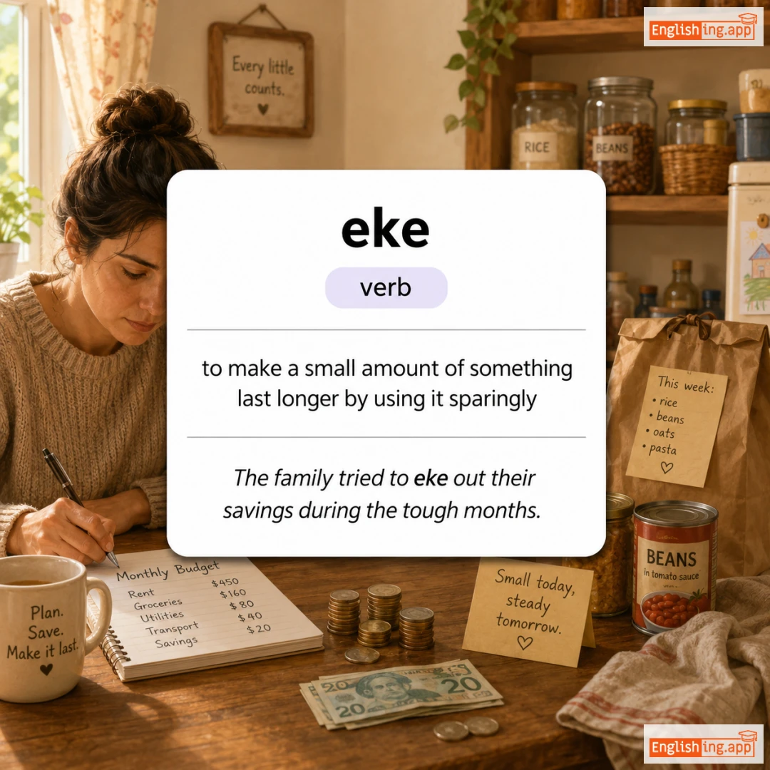 Enduring definition card — visual illustration of the meaning