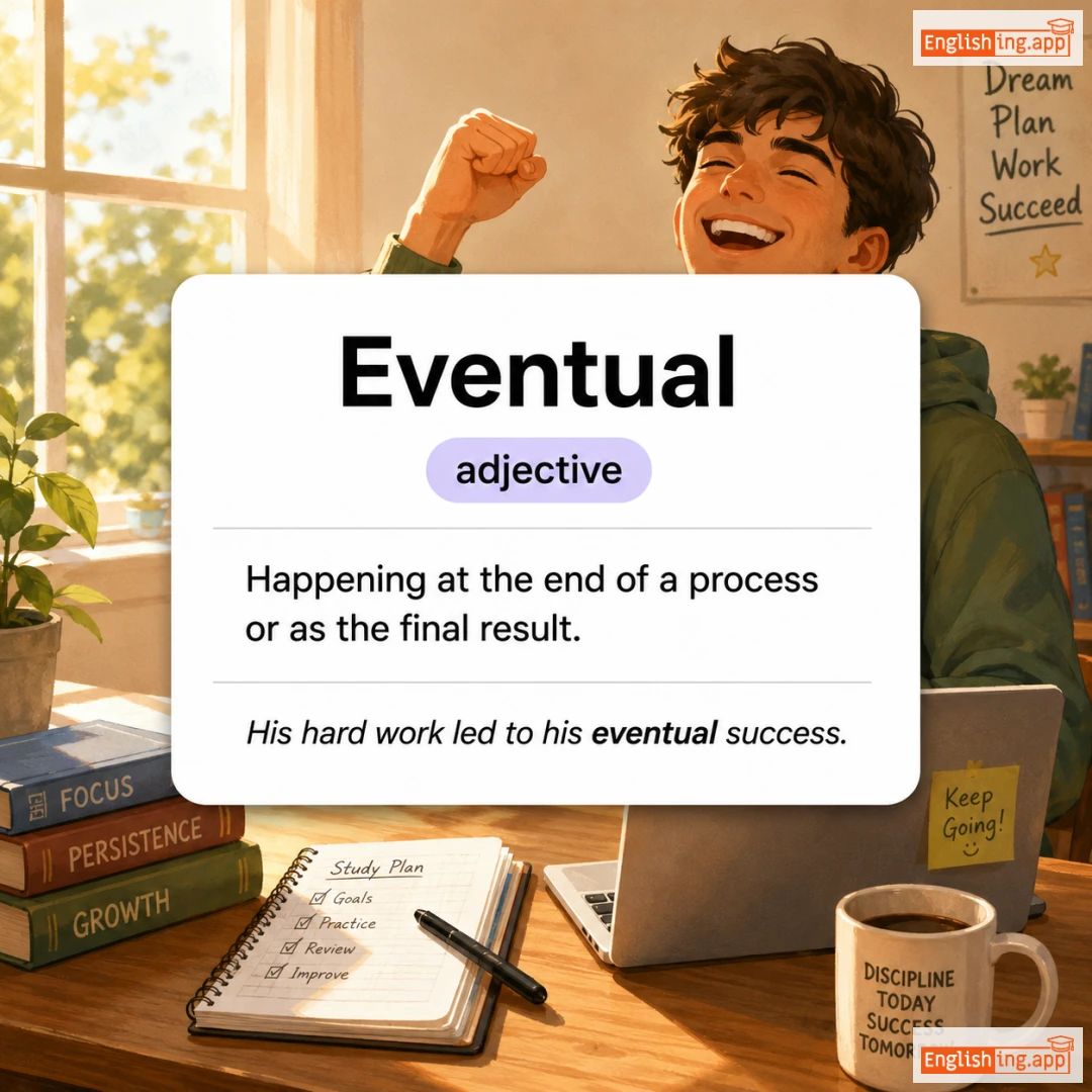 Eventual definition card — visual illustration of the meaning