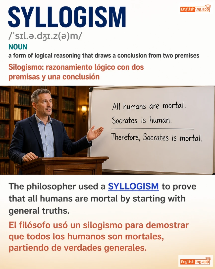 Syllogism: English vocabulary meaning and example