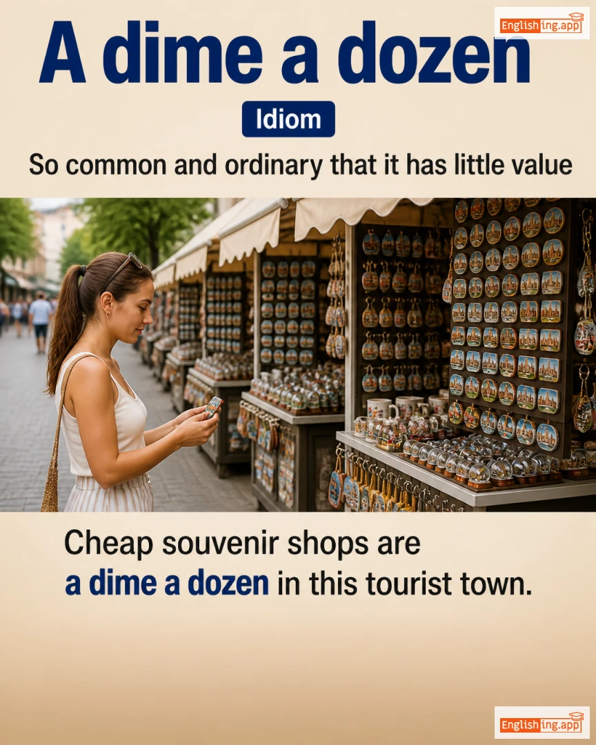 A Dime A Dozen: English expression meaning and example