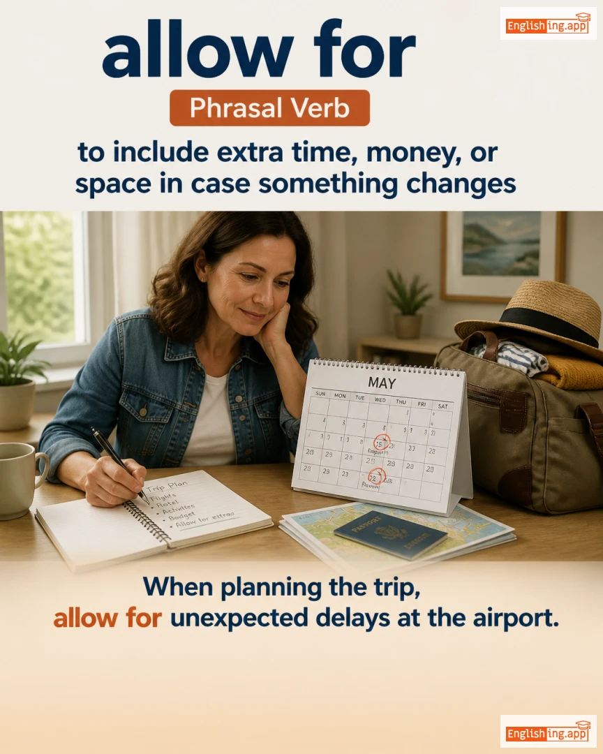 Allow For: English expression meaning and example