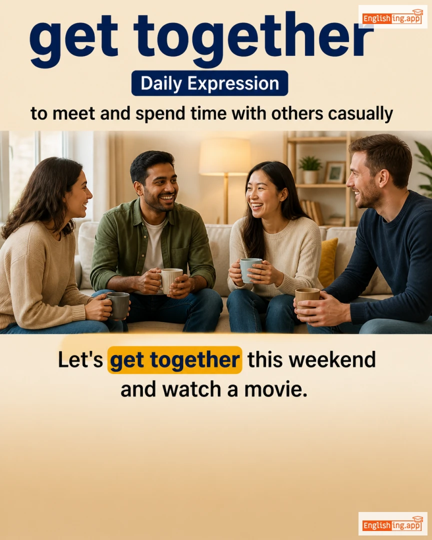 Get Together: English expression meaning and example