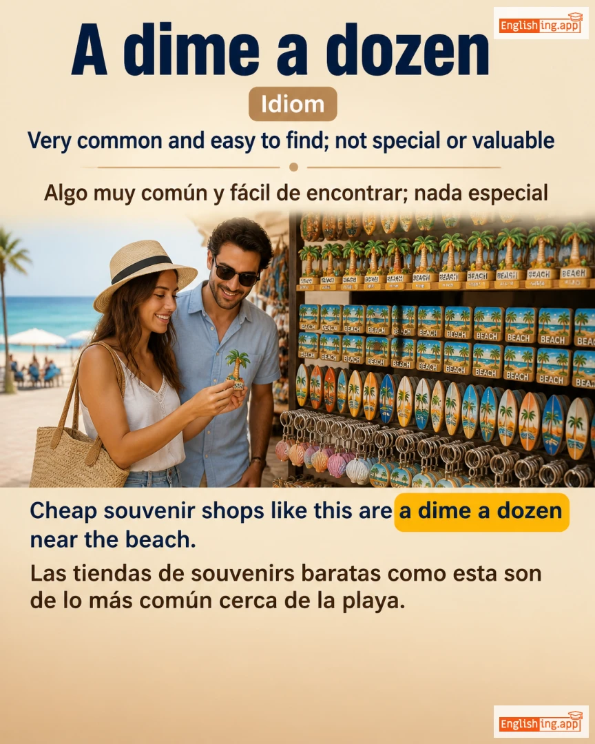 A Dime A Dozen: English expression meaning and example