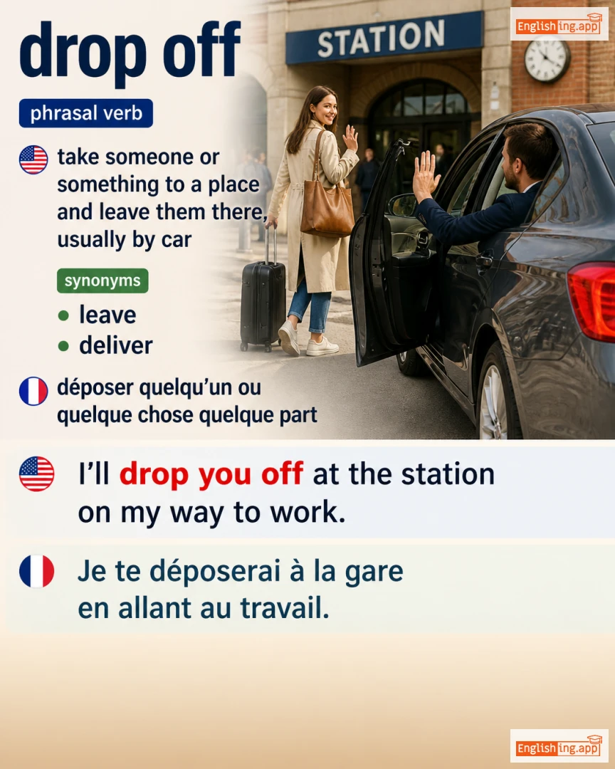 Drop Off: English expression meaning and example