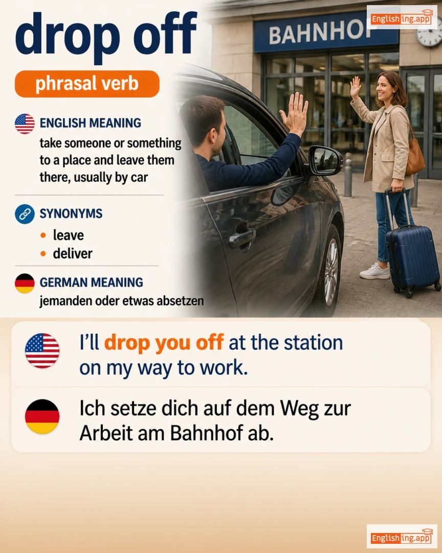 Drop Off: English expression meaning and example