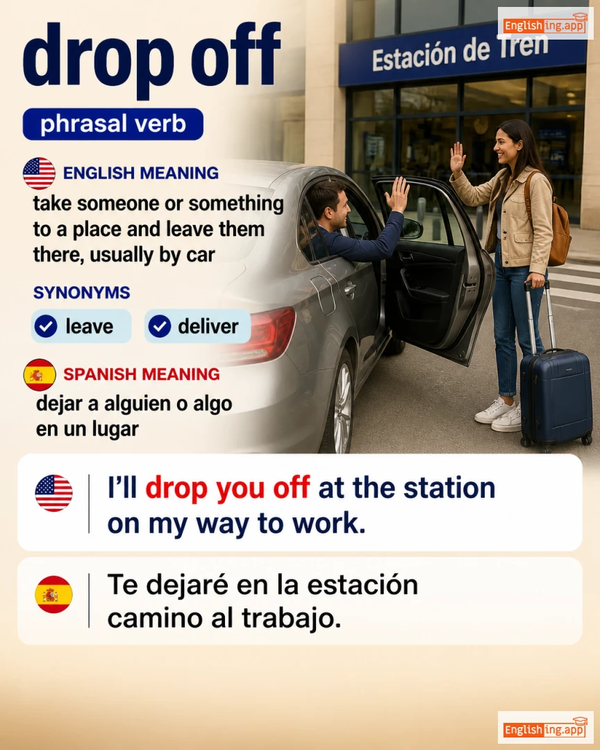 Drop Off: English expression meaning and example