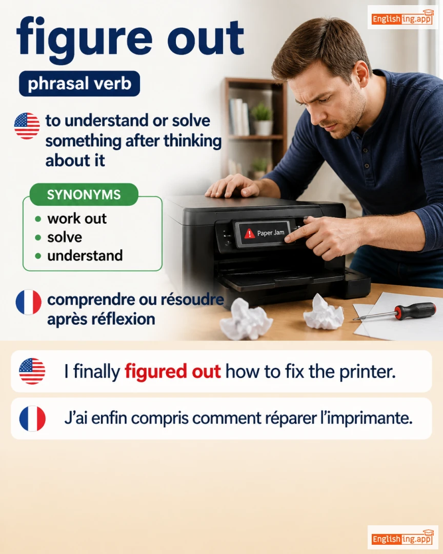 Figure Out: English expression meaning and example