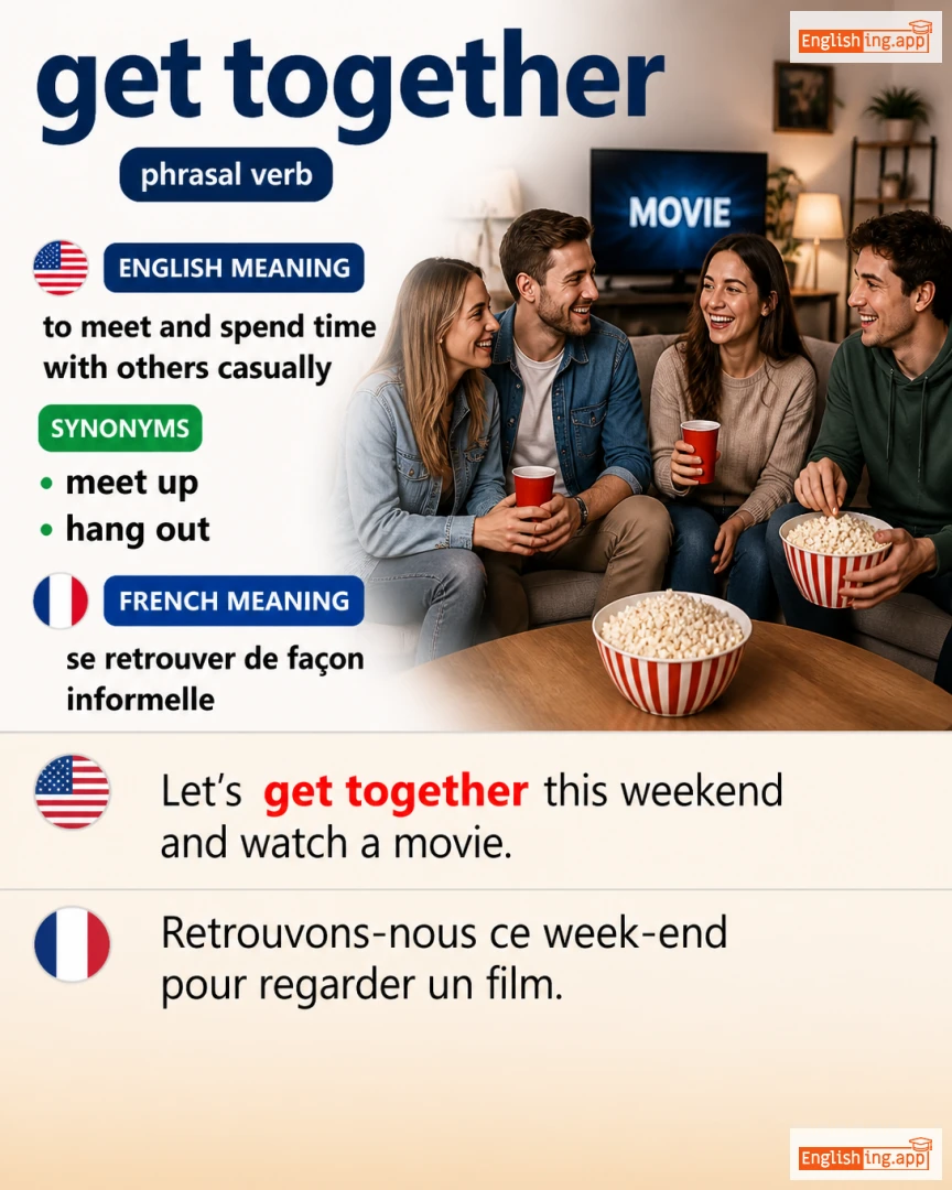 Get Together: English expression meaning and example